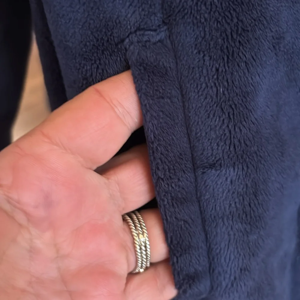 Girls‎ MerriMane Classic Party Coat Plush Navy Blue